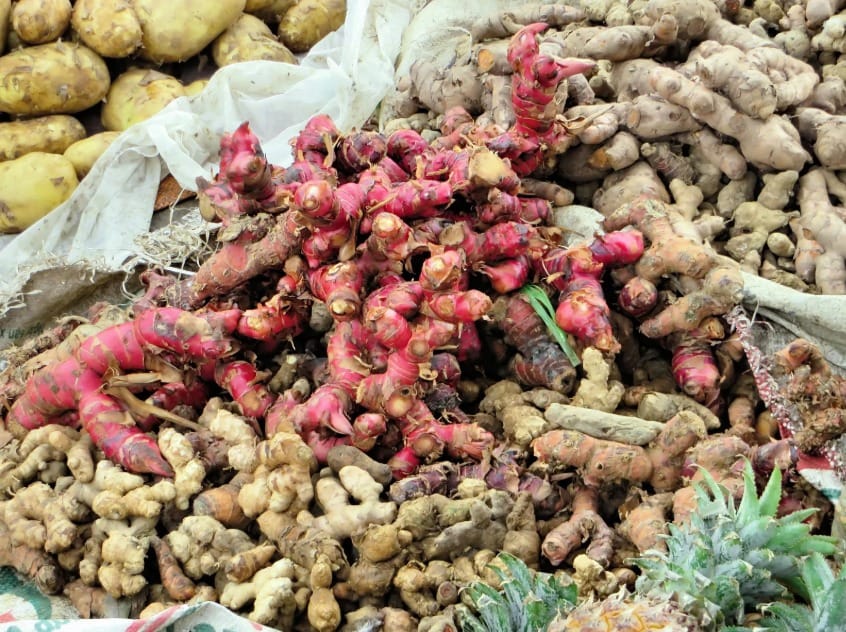 How much is ginger today per kilo?