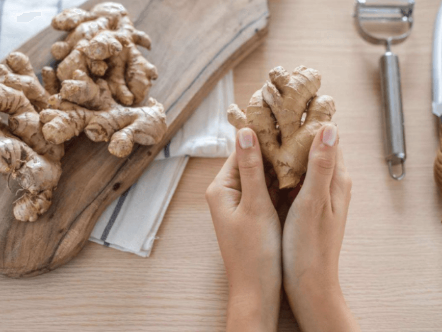 Necessary ingredients for preserving ginger with salt