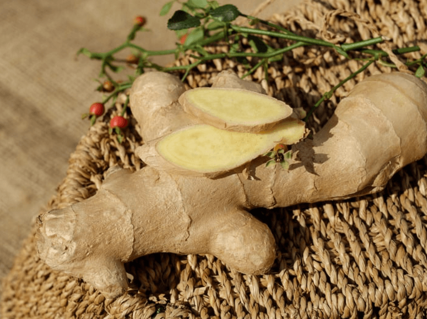 Why should ginger be preserved with salt?