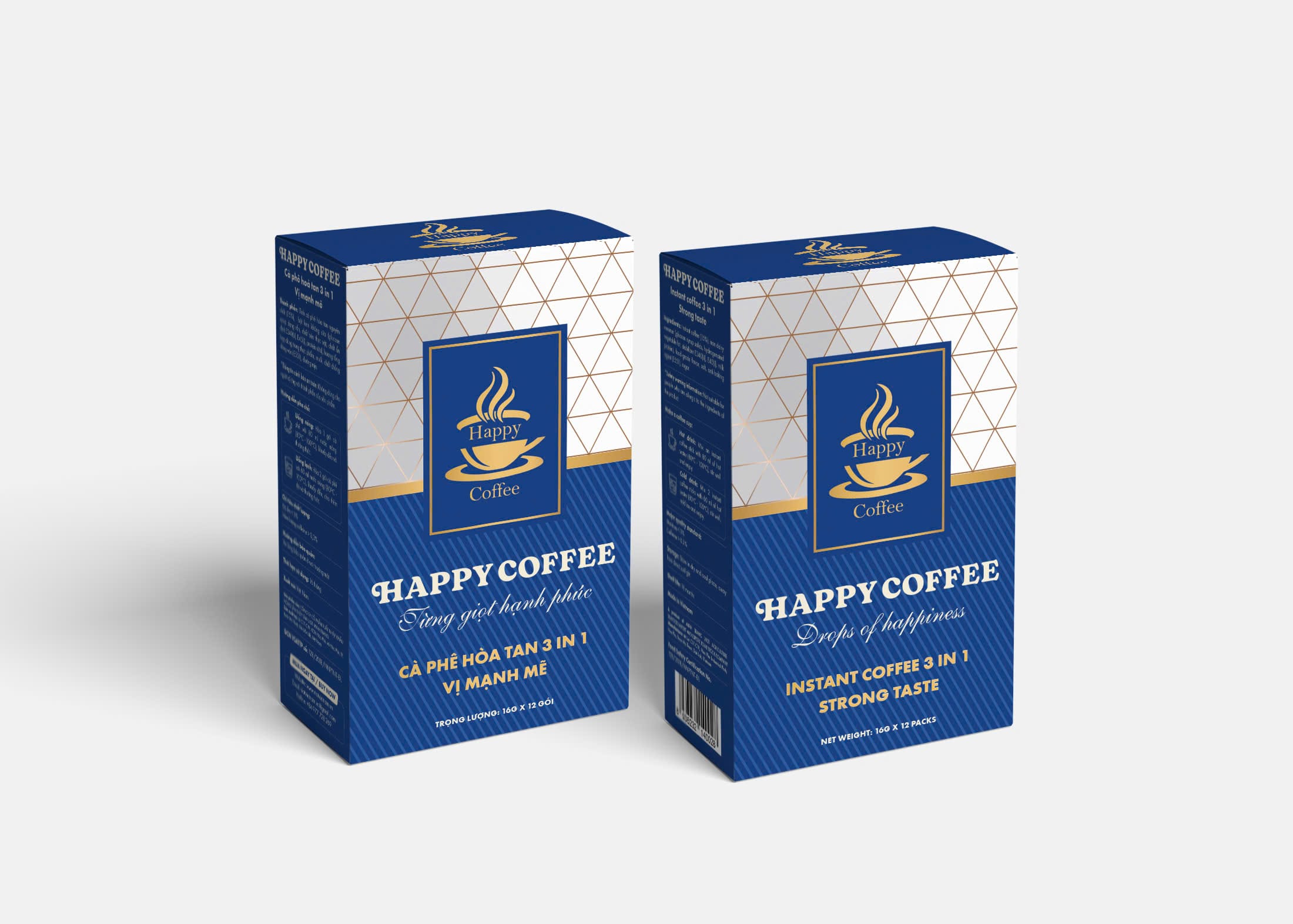 Cà phê Happy Coffee 3 trong 1 (Trắng) - Ảnh 2