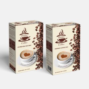 Cà phê Happy Coffee 3 trong 1 (Trắng)